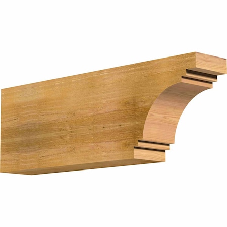 Ekena Millwork Pescadero Rough Sawn Rafter Tail, Western Red Cedar, 6"W x 12"H x 36"L RFT06X12X36PEC00RWR